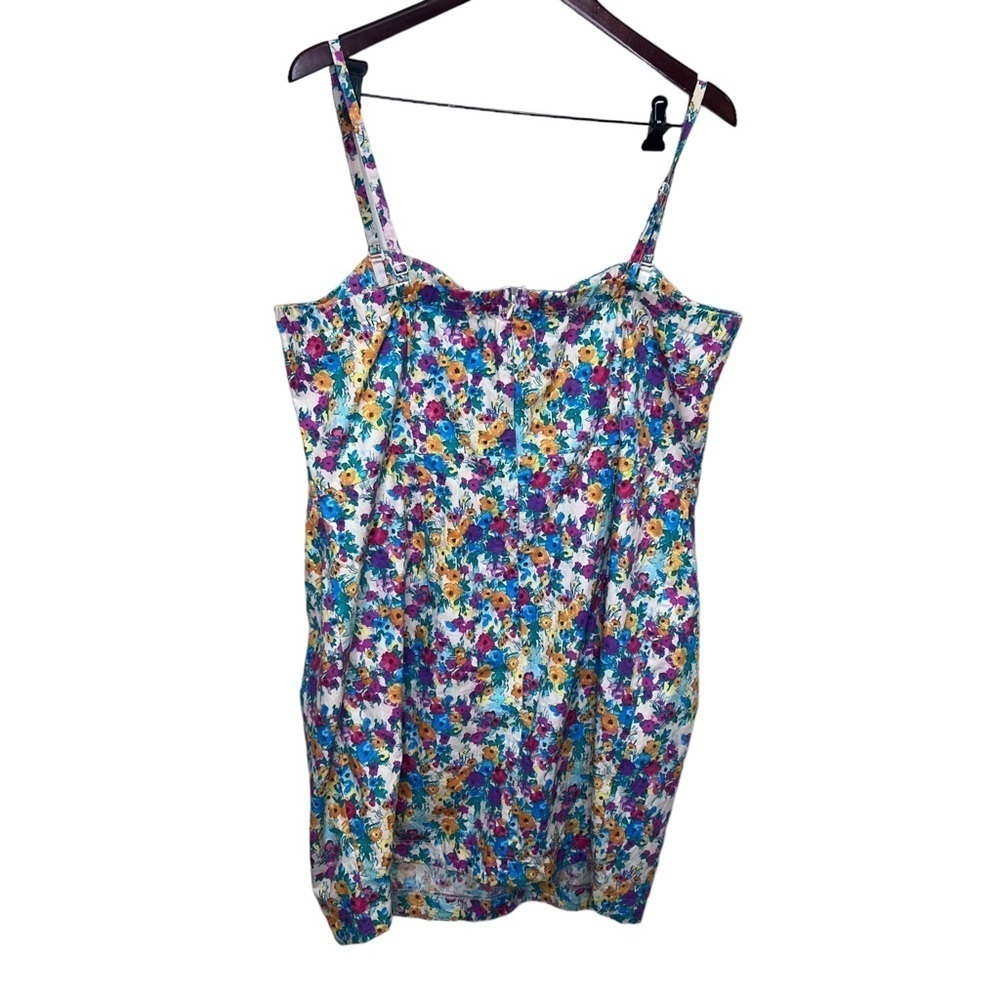 ASOS Liberty Floral Bodycon Dress Size 18 100% Cotton